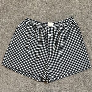 MOD on Trend Boutique Black and White Checkered Women's Shorts